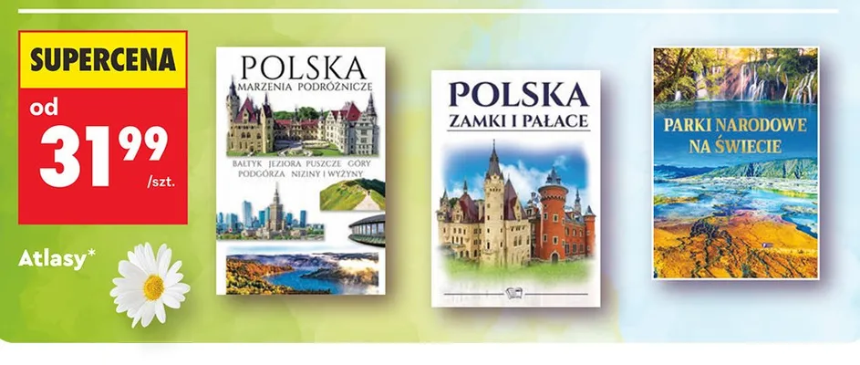 Książka Polska Zamki i pałace promocja w Biedronka