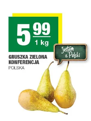 Gruszki zielone Konferencja polskie promocja w SPAR