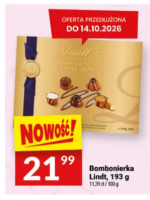 Bombonierka Lindt Swiss Luxury Selection promocja w Twój Market