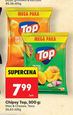 Chipsy Top Mac & Cheese promocja w Biedronka