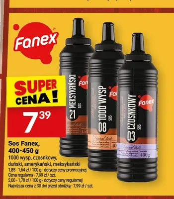 Sos Fanex meksykański promocja w Twój Market