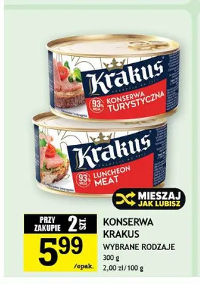 Konserwa luncheon meat Krakus promocja w Gram Market