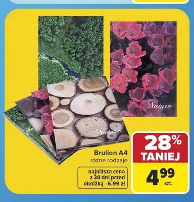 Brulion A4 promocja w Carrefour