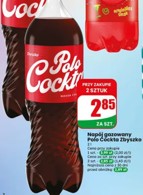 Napój gazowany Polo Cockta Zbyszko promocja w Dino