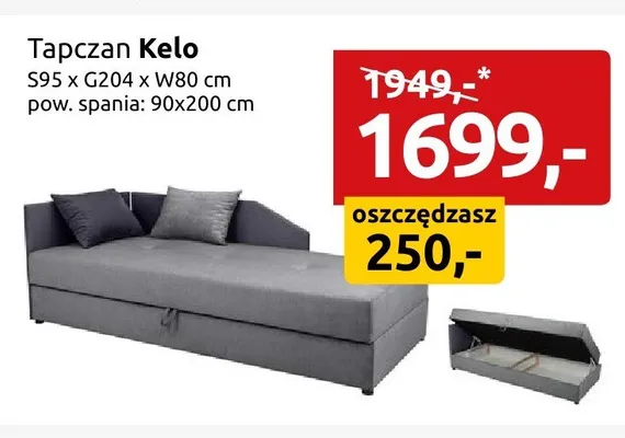 Tapczan Kelo promocja w Black Red White