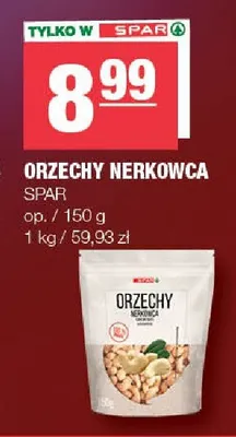 Orzechy nerkowca Spar promocja w SPAR