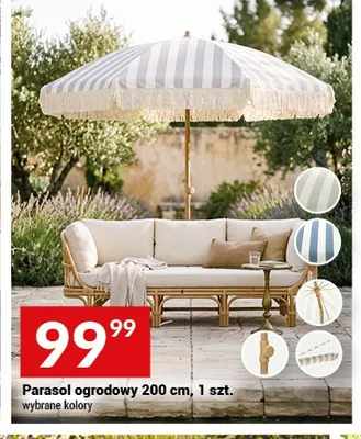 Parasol ogrodowy 200cm promocja w Twój Market