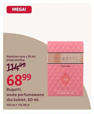 Woda perfumowana dla kobiet Bugatti promocja w Rossmann