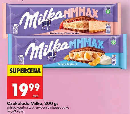 Czekolada crispy yoghurt promocja w Biedronka