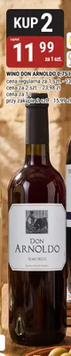 Wino czerwone Don Arnoldo promocja w bi1