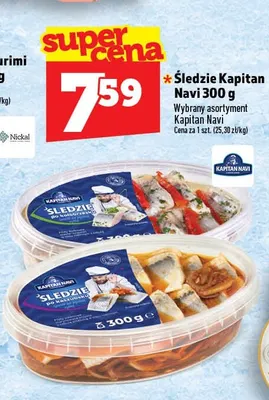 Śledzie po kaszubsku Kapitan Navi promocja w TOPAZ