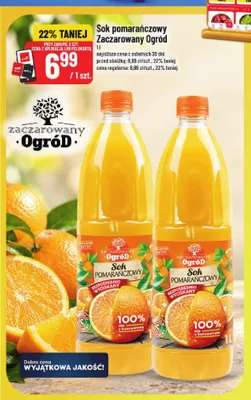 Sok pomarańczowy Zaczarowany Ogród promocja w POLOmarket