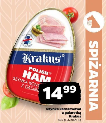 Szynka konserwowa z galaretką promocja w Netto