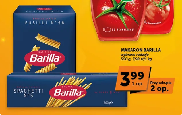 Makaron Spaghetti N°5 Barilla promocja w Groszek