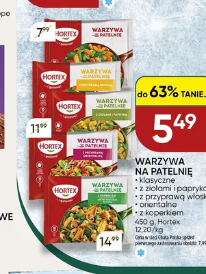 Warzywa na patelnię z koperkiem Hortex promocja w Chata Polska