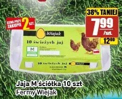 Jaja M ściółka Fermy Wiejak 10-pak promocja w API Market