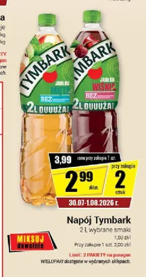 Napój Tymbark jabłko mięta promocja w Premium Nasz Sklep