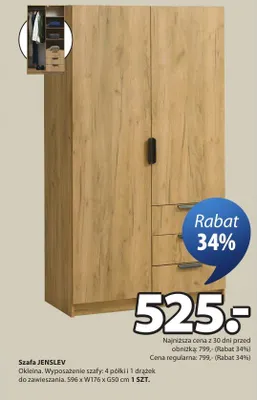 Szafa Jenslev promocja w Jysk