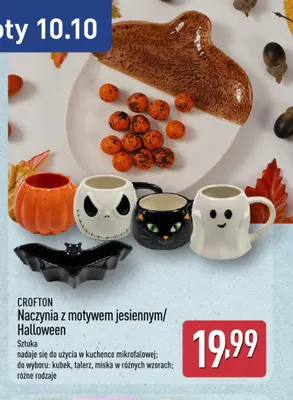 Kubek z motywem jesiennym/Halloween Crofton promocja w Aldi