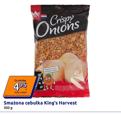 Smażona cebulka King's Harvest promocja w Action