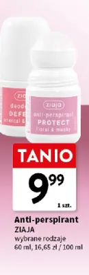 Anti-perspirant Ziaja promocja w Intermarche