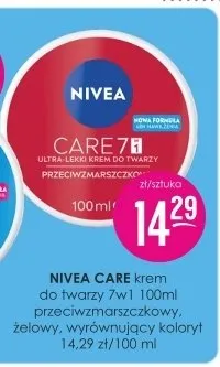 Krem do twarzy 7w1 Nivea Care promocja w Drogerie Jasmin