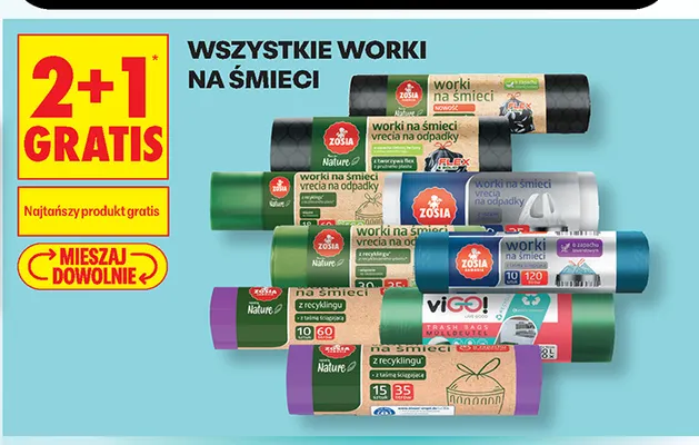 Worki na śmieci promocja w Biedronka