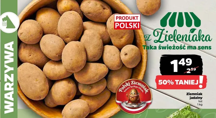 Ziemniak jadalny luz promocja w Netto