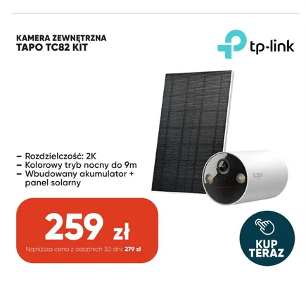 Kamera zewnętrzna TP-Link Tapo TC82 Kit promocja w Max Elektro