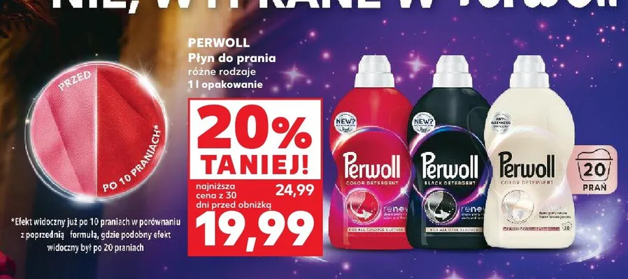 Płyn do prania różne rodzaje 1 l promocja w Kaufland