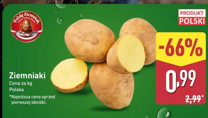 Ziemniaki polskie promocja w Aldi