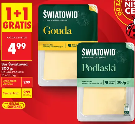Ser Światowid Podlaski promocja w Biedronka
