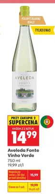 Wino Aveleda Fonte Vinho Verde promocja w Biedronka