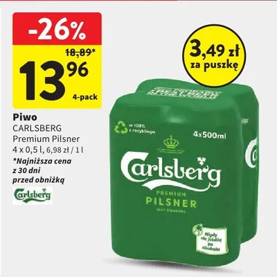 Piwo Premium Pilsner promocja w Intermarche