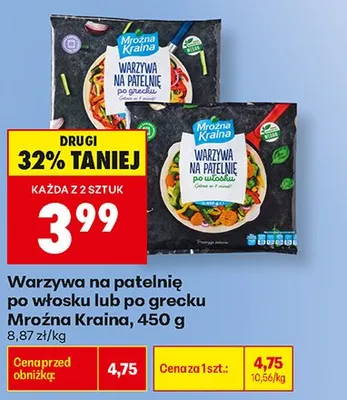 Warzywa na patelnię po włosku Mroźna Kraina promocja w Biedronka