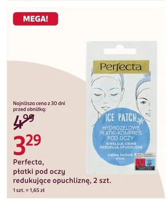 Płatki pod oczy redukujące opuchnięcie promocja w Rossmann
