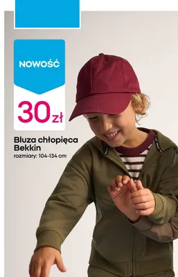Bluza chłopięca Bekkin promocja w Pepco