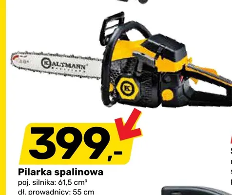 Pilarka spalinowa Kaltmann 61,5cm³ 55 cm promocja w Bricomarche