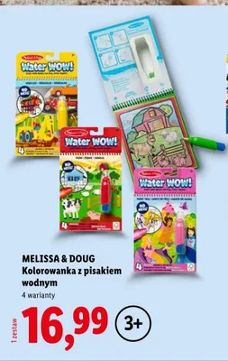 Kolorowanka z pisakiem wodnym Melissa & Doug promocja w Lidl