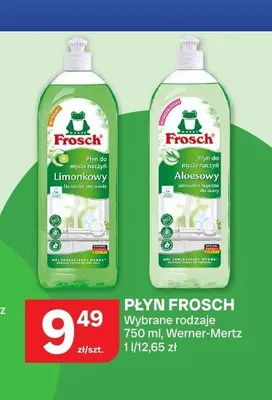 Płyn do mycia naczyń Frosch Limonkowy promocja w Chorten