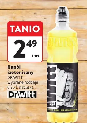Napój izotoniczny Dr Witt promocja w Intermarche