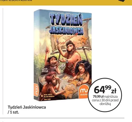 Gra Tydzień Jaskiniowca Muduko promocja w Empik