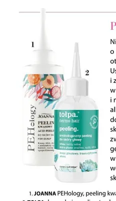 Peeling trychologiczny do skóry głowy Tołpa dermo hair promocja w Hebe