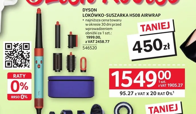 Lokówko-suszarka H508 AIRWRAP promocja w Selgros