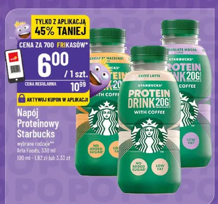 Napój proteinowy Starbucks wybrane rodzaje promocja w POLOmarket