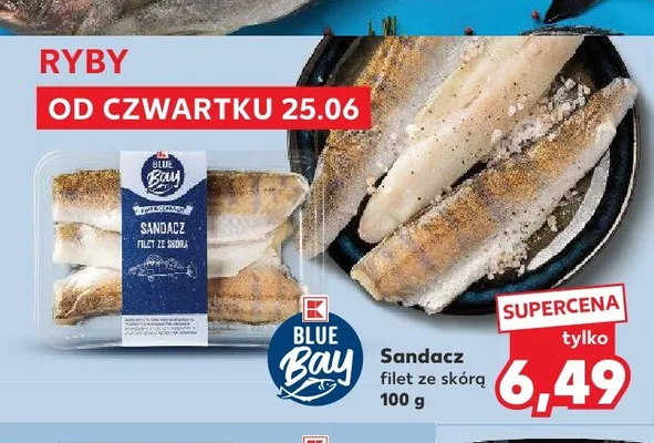 Sandacz filet ze skórą Blue Bay promocja w Kaufland