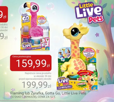 Zabawka Żyrafka Gotta Go Little Live Pets promocja w Smyk