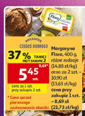 Margaryna Flora promocja w Auchan
