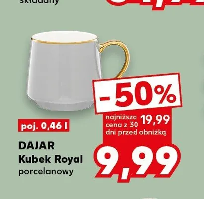 Kubek Royal porcelanowy Dajar 0,46 l promocja w Kaufland