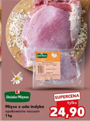 Mięso z uda indyka opakowanie vacuum promocja w Kaufland